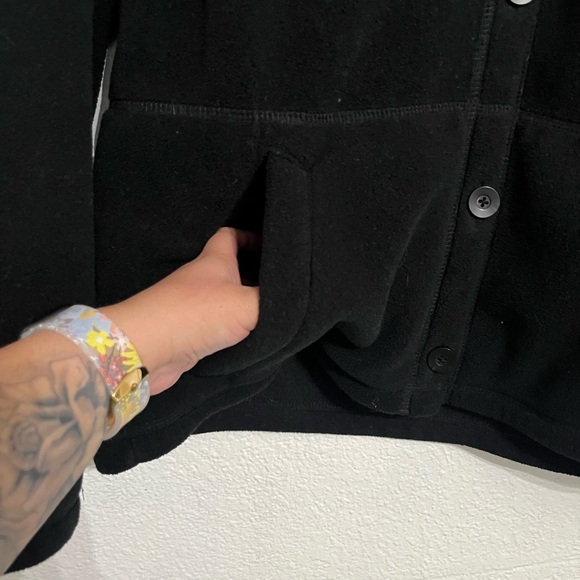 Eddie Bauer polartec button up shirt/jacket shacket Women’s medium - Picture 4 of 9